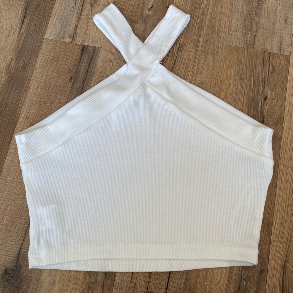 White Shein top